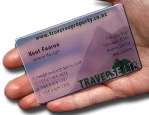 Transparent Frosted Plastic Cards