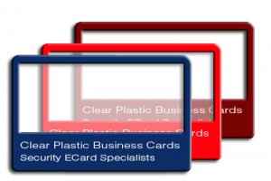 Clear Plastic Business Cards