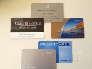 Loyalty cards for hotels
